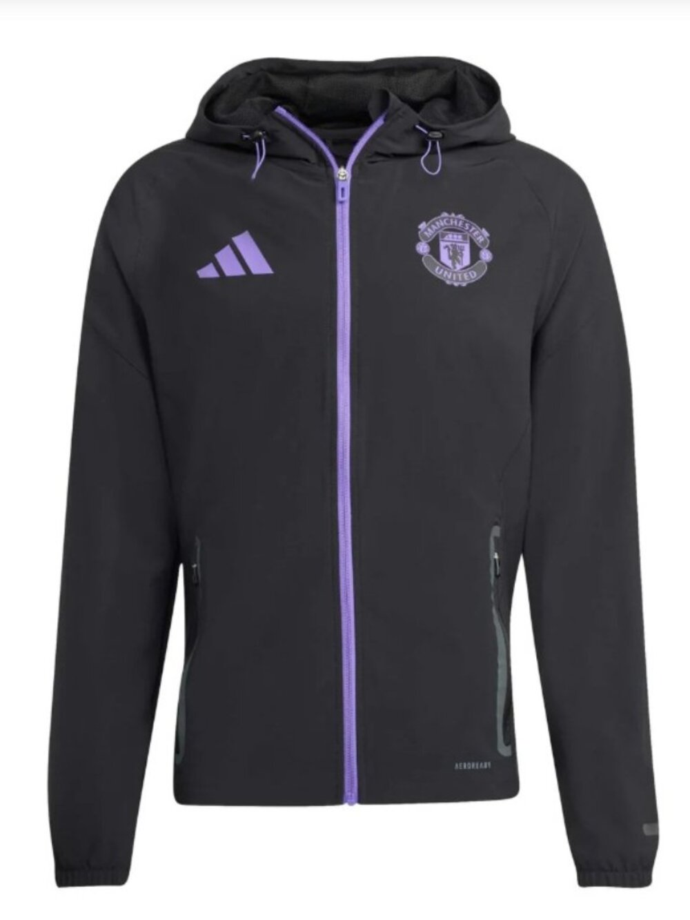 Adidas Manchester United Tiro 25 Competition VIS Tech Jacket Men’s M JV5351